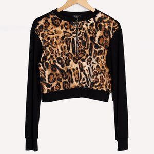 Animal Print Sweatershirt